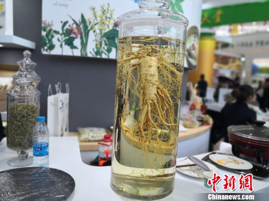 圖為中國(guó)(甘肅)中醫(yī)藥產(chǎn)業(yè)博覽會(huì)上展出的中藥材。　李亞龍 攝